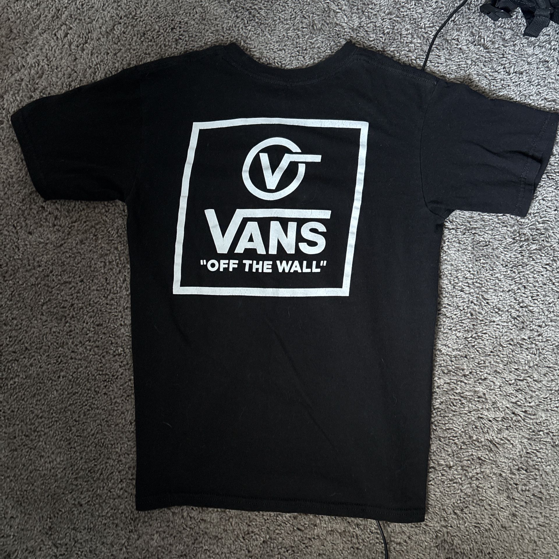 Black And White Vans Off The Wall Shirt