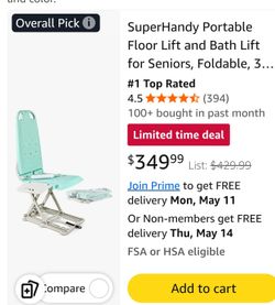 Superhandy portable floor and bath lift