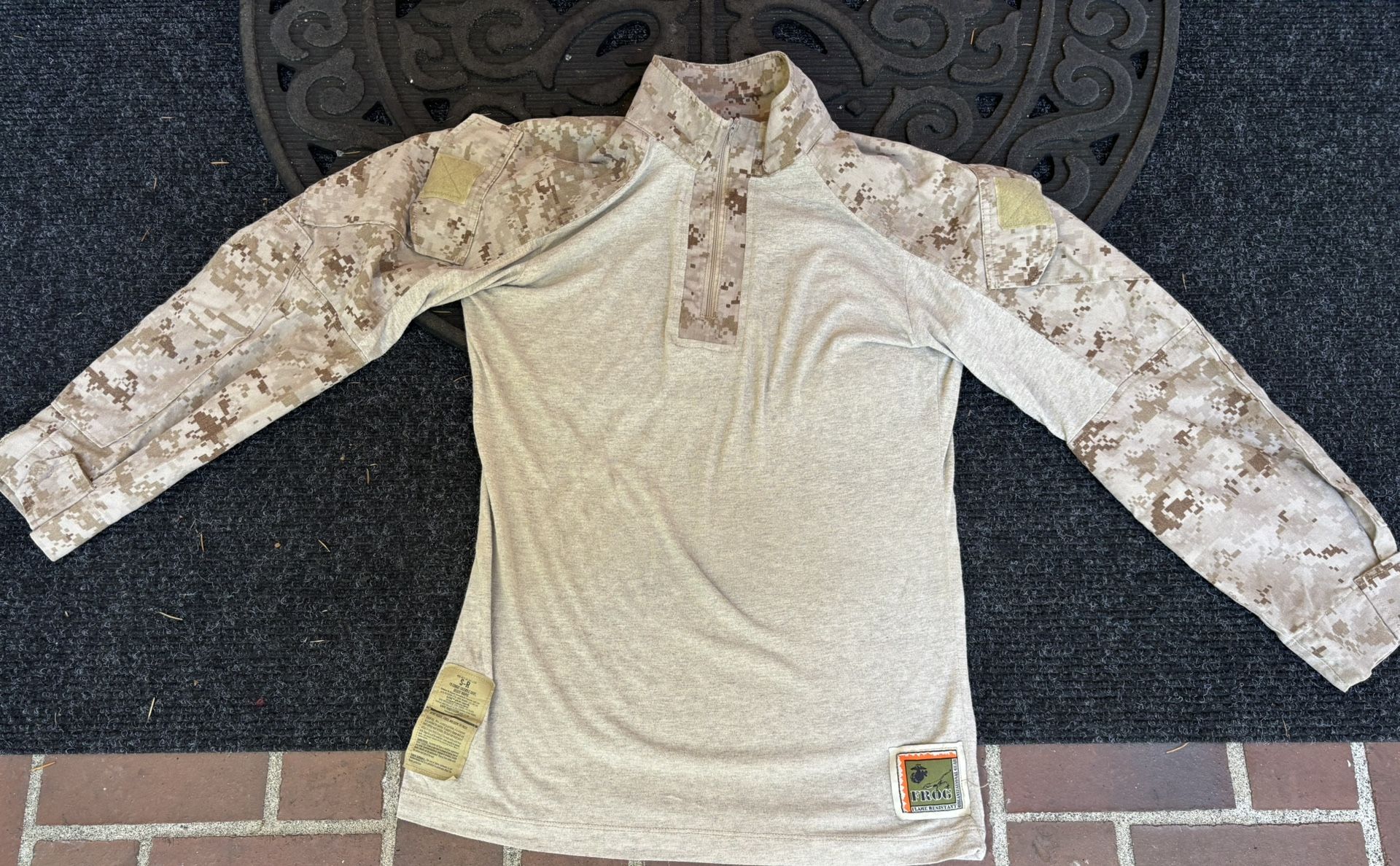 Military Surplus USMC Desert Combat Shirt, Flame Resistant