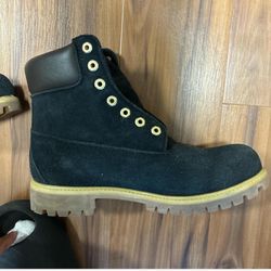 Nayv Blue Timberland Boots