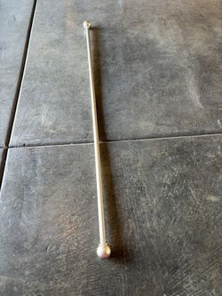 Curtain Rod Silver Iron 61 Inches Adjustable To89 Inches Longer 