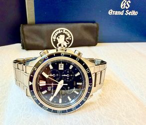 Grand Seiko Evolution 9 Collection Spring Drive GMT SBGC249 Blue Titanium Automatic