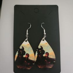 How To Train Your Dragon Teardrop Earrings