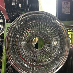 13x7” Wired Wheels Chrome Finish Starting At $290 Each Rim
