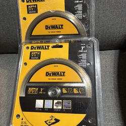 Dewalt 7” blades
