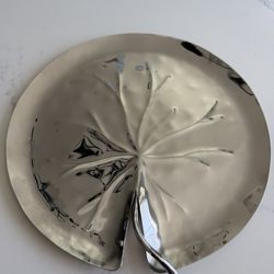 Michael Aram Lily Pad (or Lotus Leaf) serving platter/tray from their popular botanical/nature-inspired collections