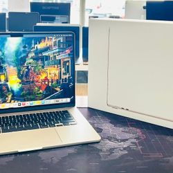  MacBook Air 15” M3 CHIP 16GB 500GB Fully Functional Apple Warranty till O7/16/2025 Like New in BOX
