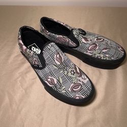 Vans Classic Slip-On Platform Floral Tapestry Plaid Women’s 9.5 Men’s 8 EU 40.5 Rare Print