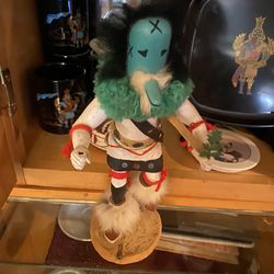 Vintage Signed Native American Kachina Doll Holy One 