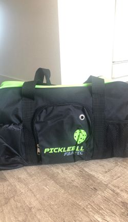 PickleBall Duffle Bag - black and green/ new with tags