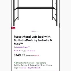 Wayfair Full Size Bunk Bed Over Desk 
