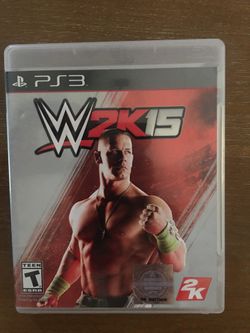 Sony PlayStation ps3 wwe 2k15