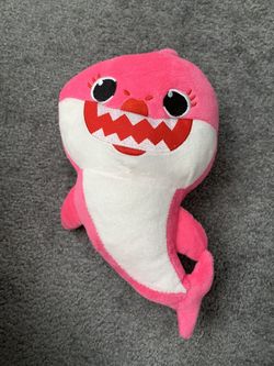 Baby Shark Plush Singing LED Light Plush Toys Music Doll English Song Toy Gift, Mommy Shark