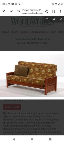 Queen Size Futon Frame Solid Wood From Vancouver Woodworks.