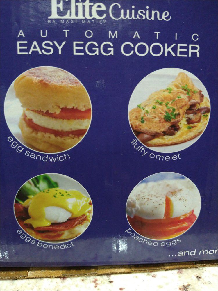 Elite Cuisine Automatic Easy Egg Cooker