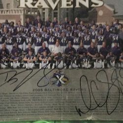 Autographed Raven 2005 Pic