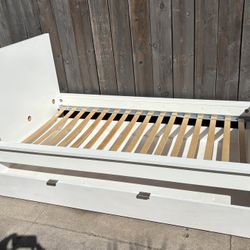 Twin Size Bed Frame With Trundle