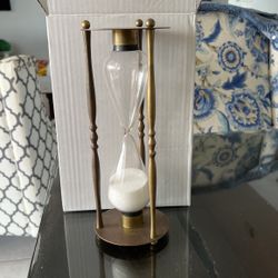 Brass Sand Clock Antique 