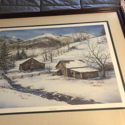 Framed William Mangum “Deep Gap” # Print  4-17