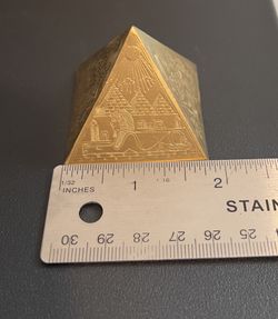 Golden Pyramid Perfect For Christmas Gift