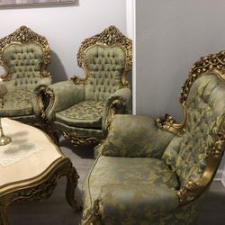 Egyptian Set For Living Room And Laminated Table 