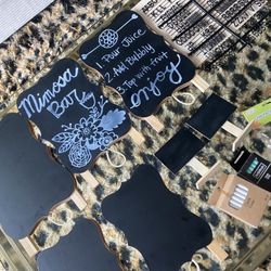 Double Sided Chalkboard Signs