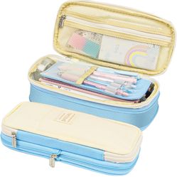 Brand New Big Capacity Pencil Case, Office Academy School Large Storage Durable Pen Pouch Children Teen Adults