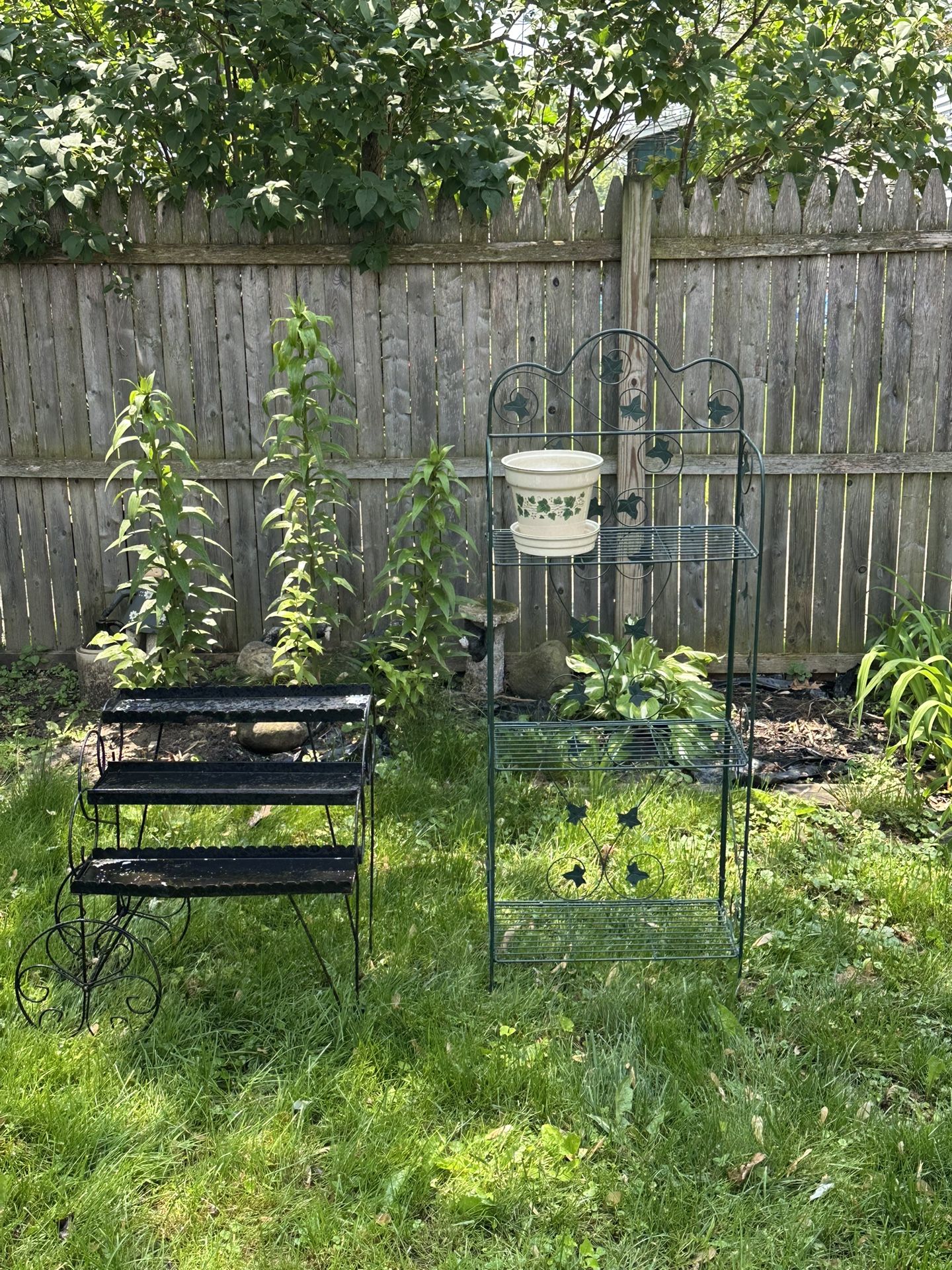 2 Outdoor Plant Stands