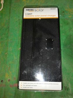 5 Watt Foldable Solar Panel Charger