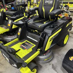 Ryobi 80v 30” Zero Turn