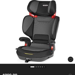 Peg Perego Viaggio Shuttle Plus 120 Booster Car Seat - Crystal Black