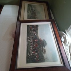 Engraved Wooden Framed Paintings (Very Expensive)