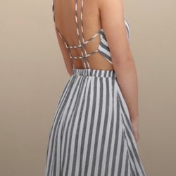 Mini Dress W/open Back