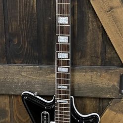 Airline Vintage Inspired Electric Guitar Jetsons ‘59 2P Black White *4313