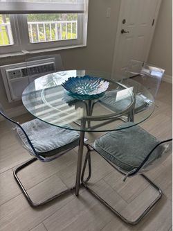 Table and 4 chairs