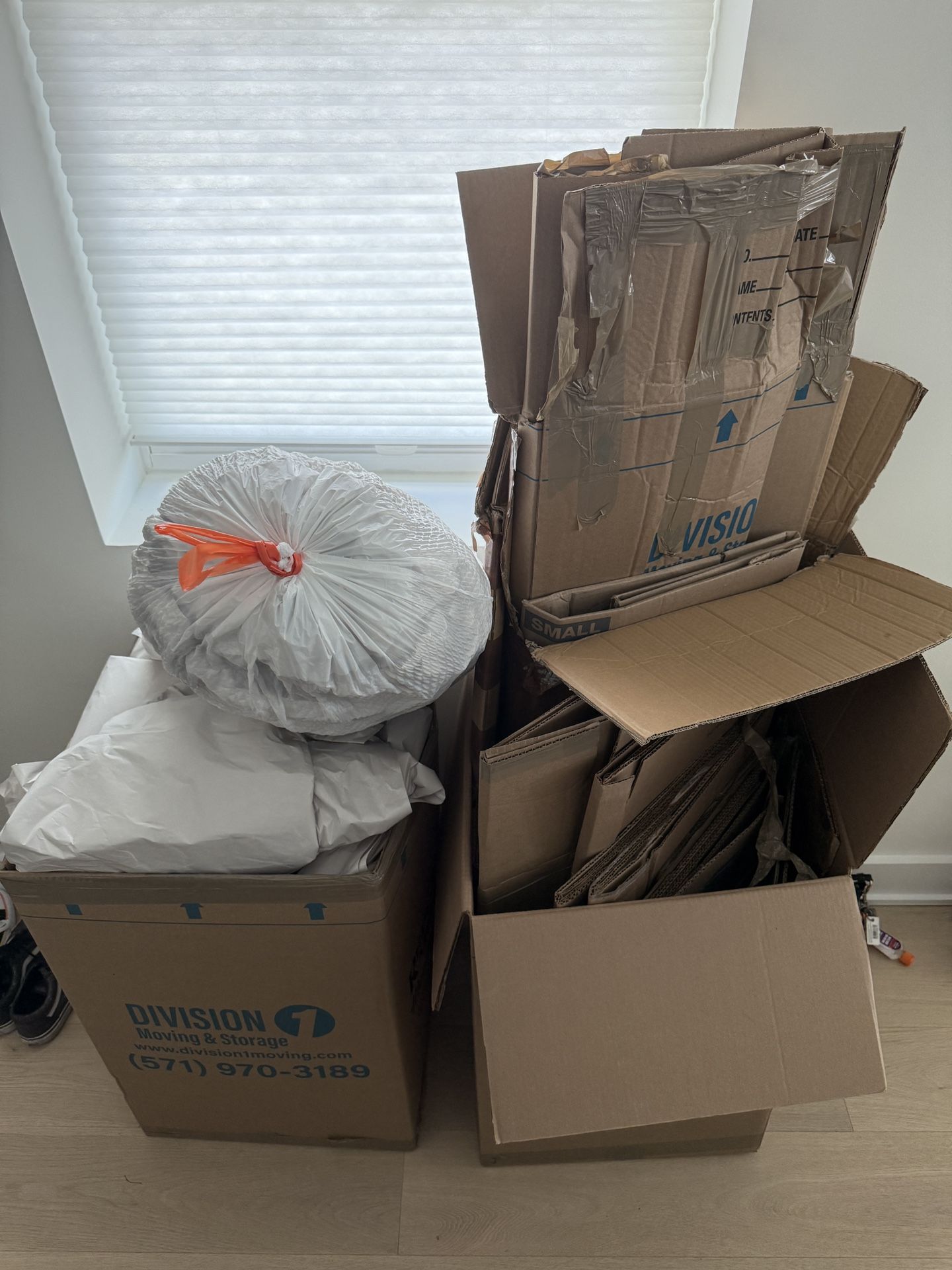 Moving Boxes And Packing Paper