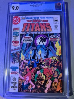 New Teen Titans #21 CGC 9.0 DC Comics 1982