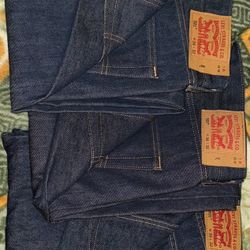  Levi’s  501 Denim Jeans Mens 6 Pairs