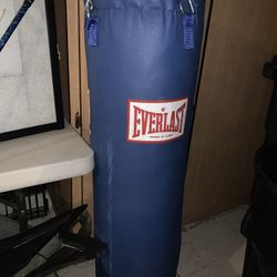 Everlast Punching Bag - Blue Vintage