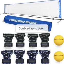 Brand New In The Box- Forehand Strike - Original 4-Square Pickleball Alternative Indoor/Outdoor Game for Adults and Family - Easy Set Up for - After S