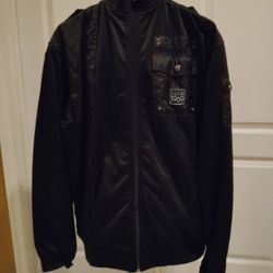 All Black Coogi 1969 Full Zip Jacket