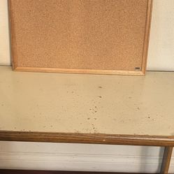 Belletin Board with finished Oak Frame