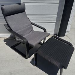 Living Room Chair & Ottoman 