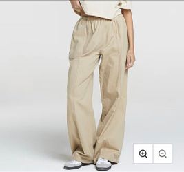 Zara Wide Leg Relaxed Pants 8