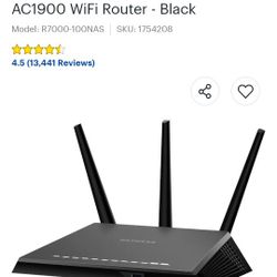 Wifi Router - NIGHTHAWK R7000