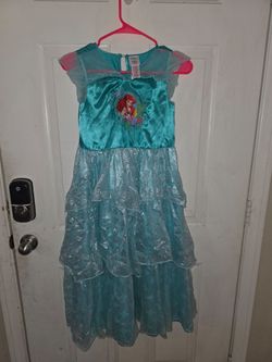 Disney Little Mermaid Ariel Girls 9/10 night gown Dress