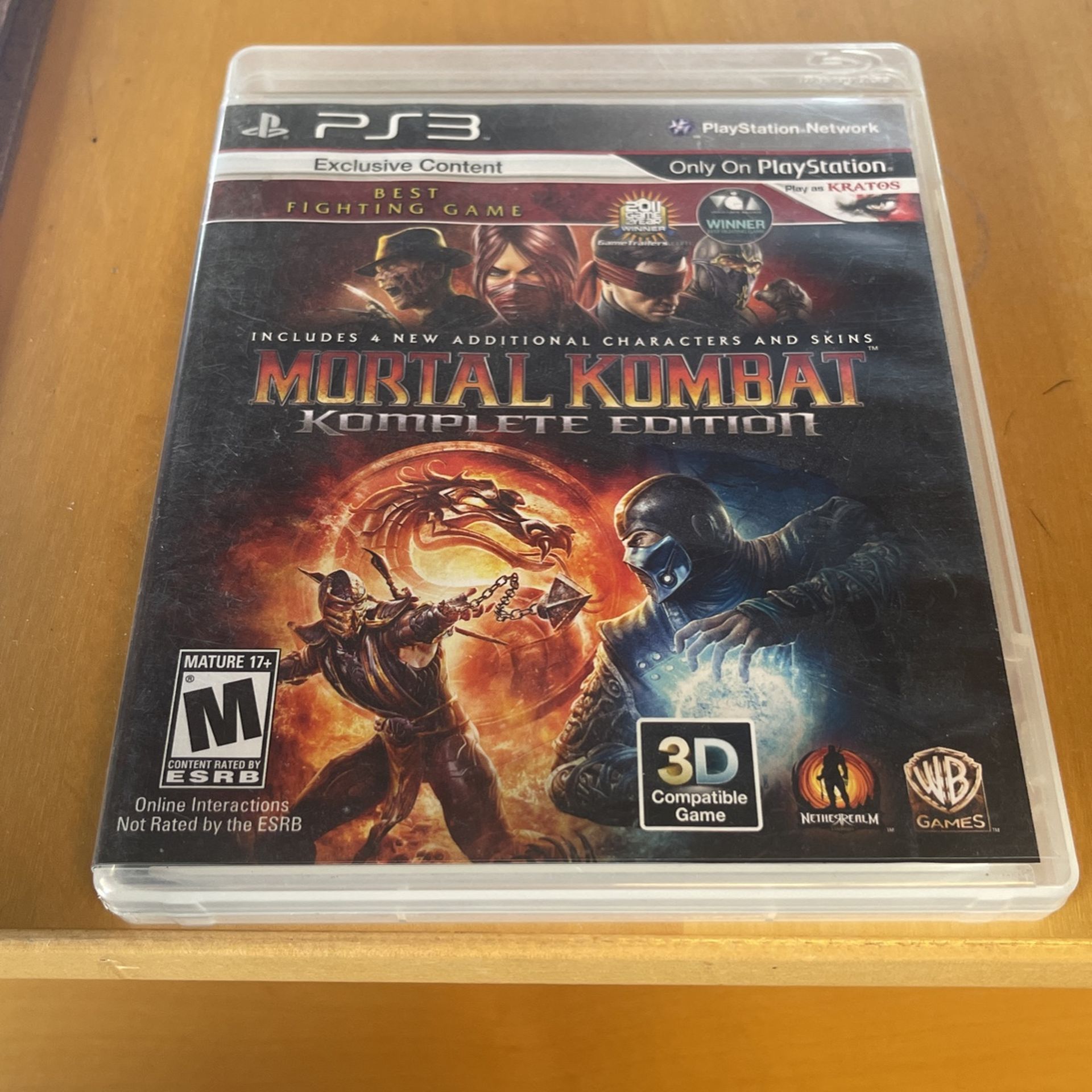 Sony Ps3 Mortal Kombat
