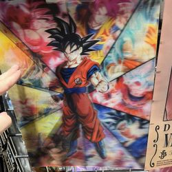 3D Anime Poster 11.6" x 15.5", Holographic Poster, dragon ball Z 3D poster  