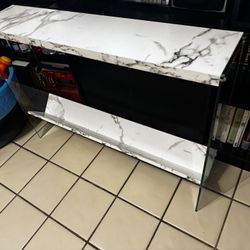 End Table Faux Marble 