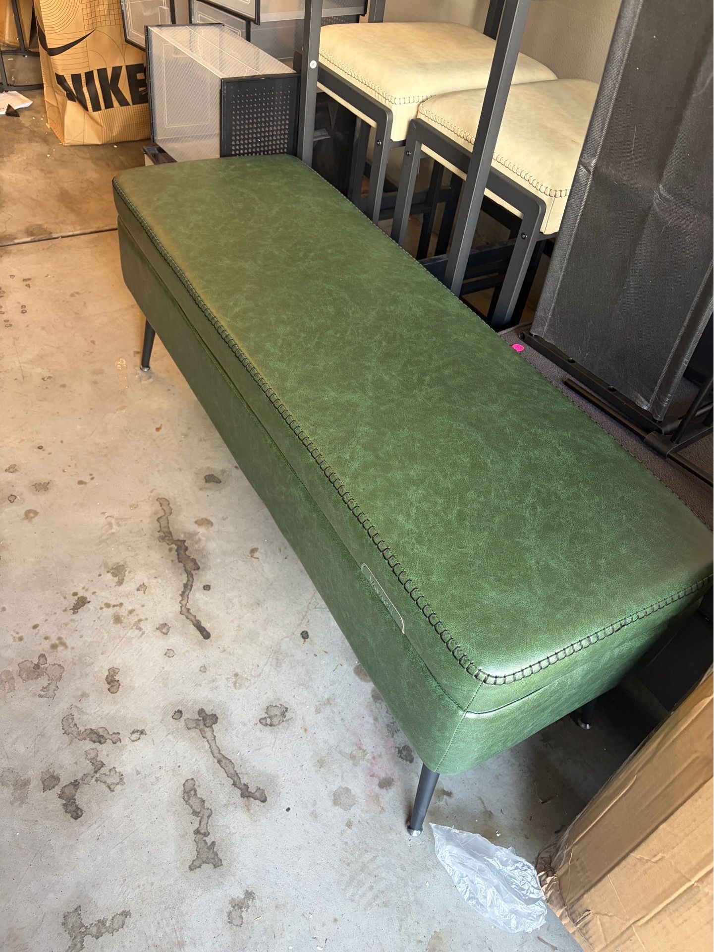 Bench storage box